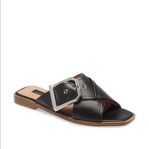 Top Shop Porto buckle slide sandal